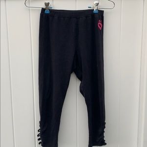 Abercrombie Kids capri leggings with cutouts